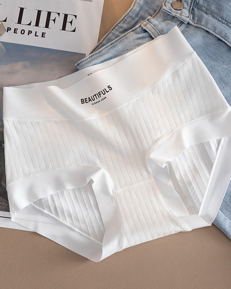 Calcinha de algodão sem costura antibacteriana - [Kit com 5 unidades] + Frete Grátis