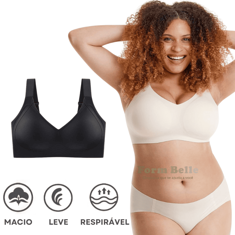Sutiã Modelador Lux Comfort Sem Costura [COMPRE 1 LEVE 2] + BRINDES