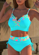 Biquíni Top Estruturado Estampa Floral Romântica