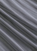 Tankíni Plissado Com Detalhes Estampados E Short Tropical