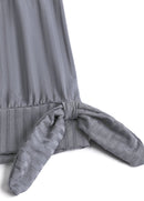 Tankíni Plissado Com Detalhes Estampados E Short Tropical