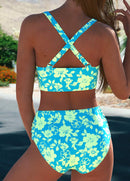 Biquíni Texturizado Com Faixa Transpassada Assimétrica