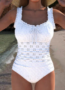 Maiô Estampado Floral Com Franzido E Laço Frontal