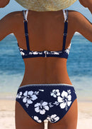 Biquíni Estampado Floral Cintura Alta Com Top Estruturado