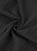 Tankíni Canelado Decote V Com Estampa Floral Delicada