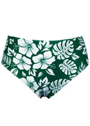 Tankíni Franzido Com Recorte Frontal E Alças Estampadas