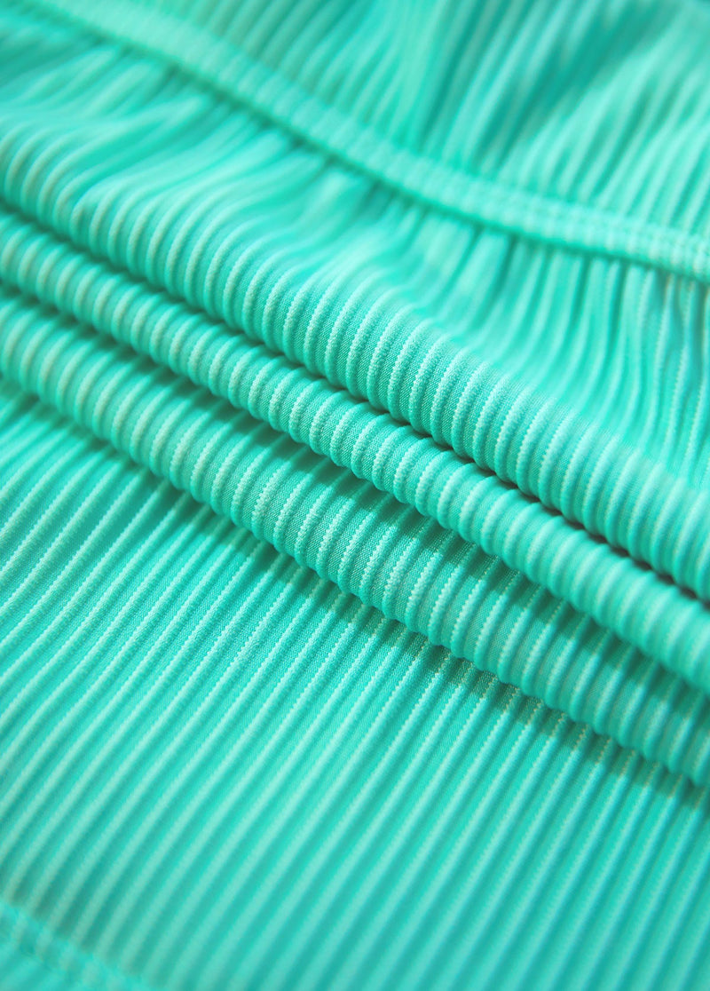 Tankíni Canelado Com Alças Largas E Estampa Paisley