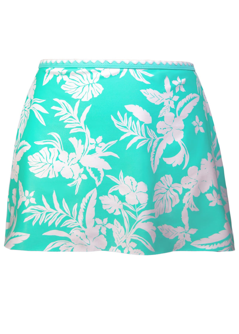 Tankíni Canelado Com Alças Largas E Estampa Paisley