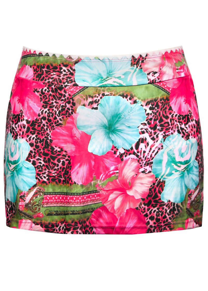 Tankíni Canelado Com Alças Largas E Estampa Paisley