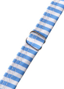 Maiô Listrado Um Ombro Só Com Babado E Saia Ajustável