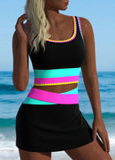 Conjunto Praia Esportivo Com Saia Assimétrica