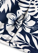 Tankíni Canelado Com Alças Duplas E Estampa Botânica