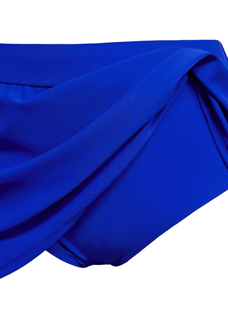 Tankíni Floral Com Alças Duplas E Acabamento Ondulado