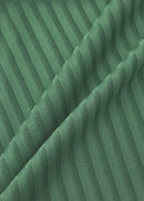 Tankíni Canelado Com Alças Duplas E Estampa Botânica