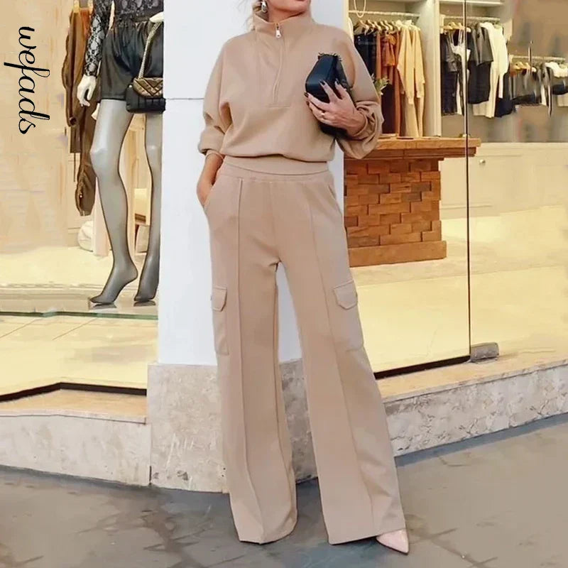 Conjunto Calça e Blusa Royal Comfort - Feito em Poliéster e Algodão