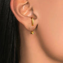 Brinco Serpente banhado a Ouro 18k