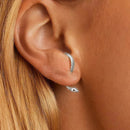 Brinco Serpente banhado a Ouro 18k