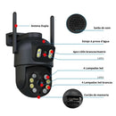 Câmera de Segurança Dupla IP66