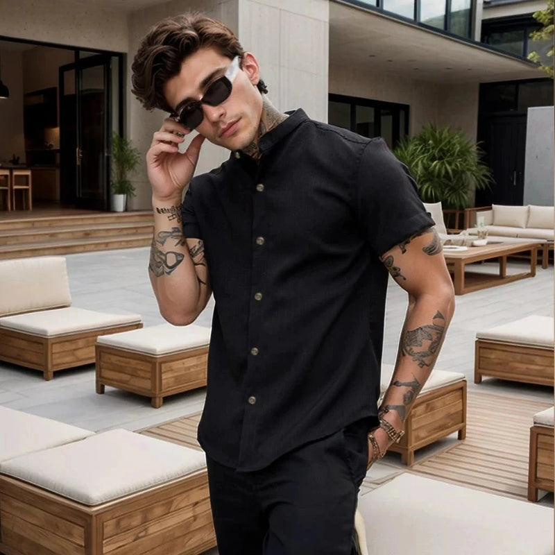 Camisa Social Gola Padre