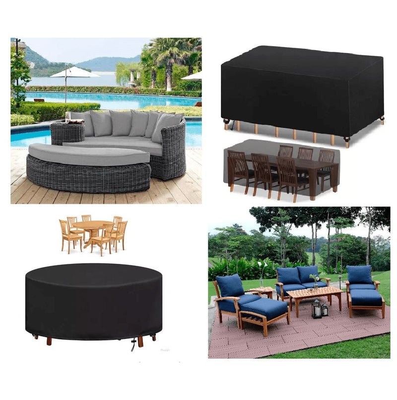 Capa Impermeável Retangular Preta