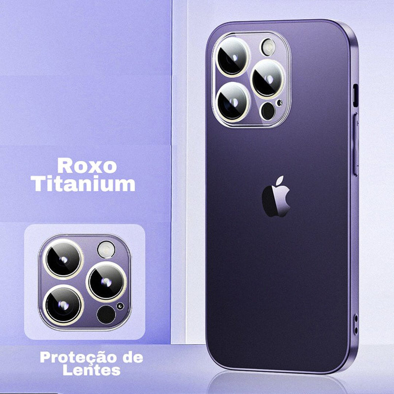 Case / Capinha Iphone i Glass (Series 14 ao 16 ProMax)