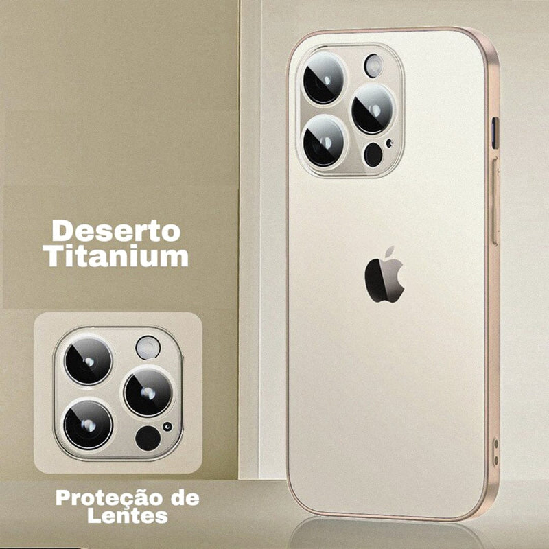 Case / Capinha Iphone i Glass (Series 14 ao 16 ProMax)