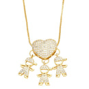 Colar Amor de Mãe Banhado a Ouro 18k