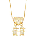 Colar Amor de Mãe Banhado a Ouro 18k