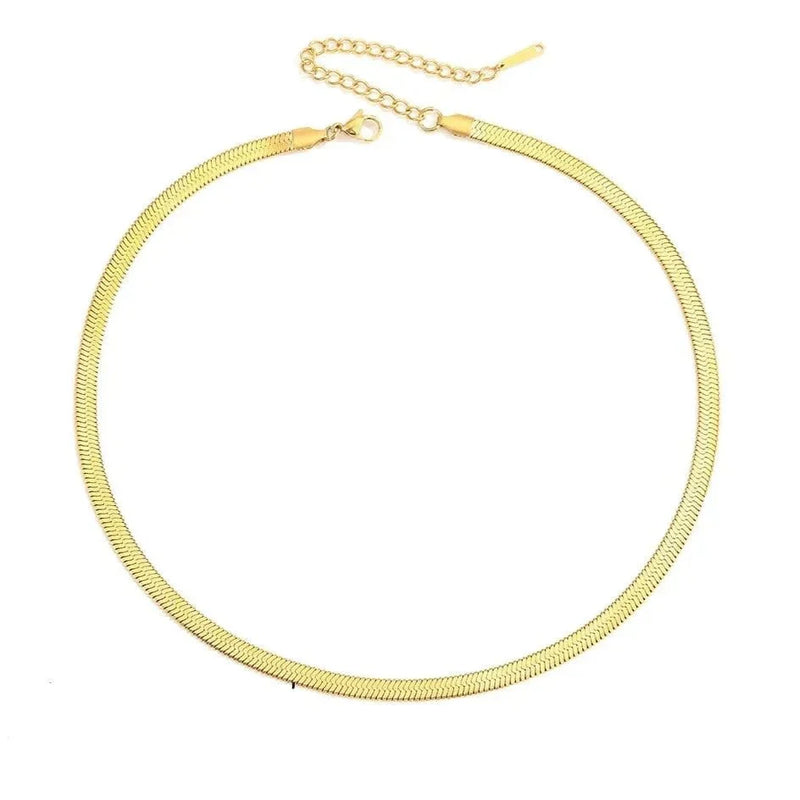 Colar de Malha Banhado a Ouro 18k