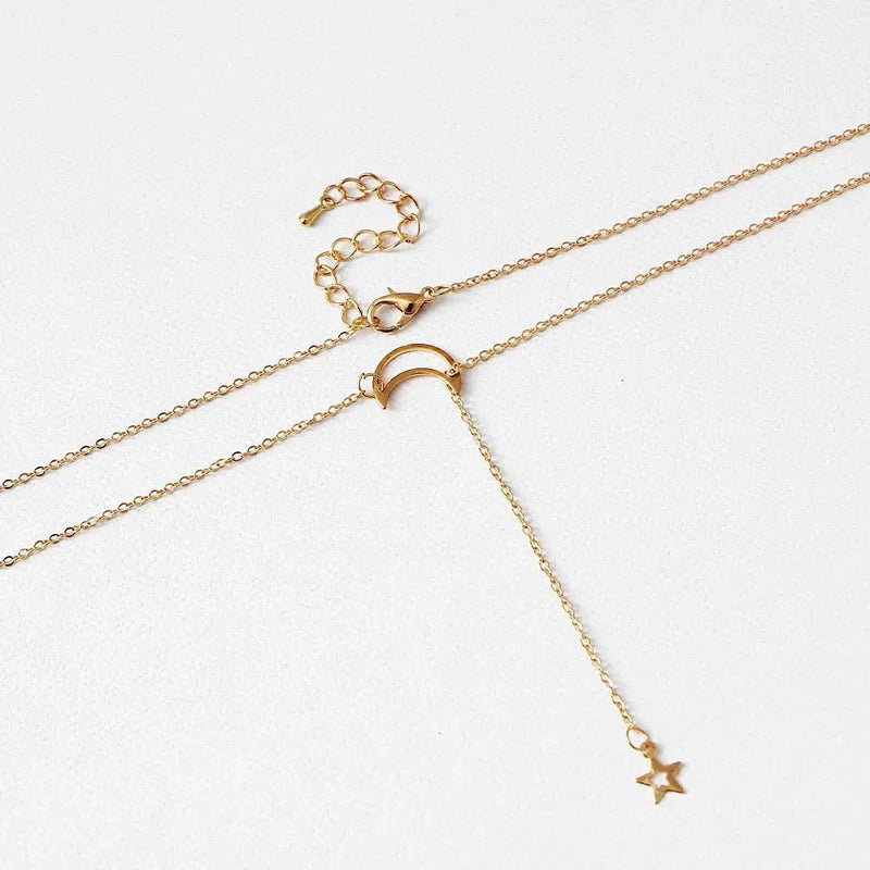 Colar Minimalista Céu Noturno