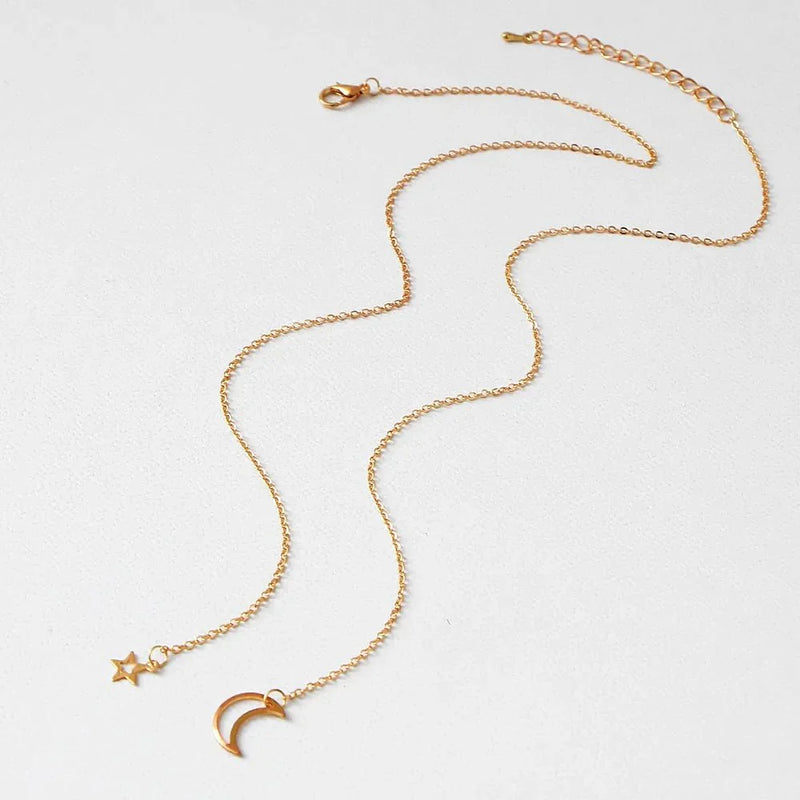 Colar Minimalista Céu Noturno