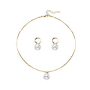 Conjunto de Joias Vintage de Pérolas