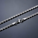 Corrente Trançada Folheada a Ouro