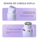 Depilador Elétrico Recarregável com Navalha Dupla