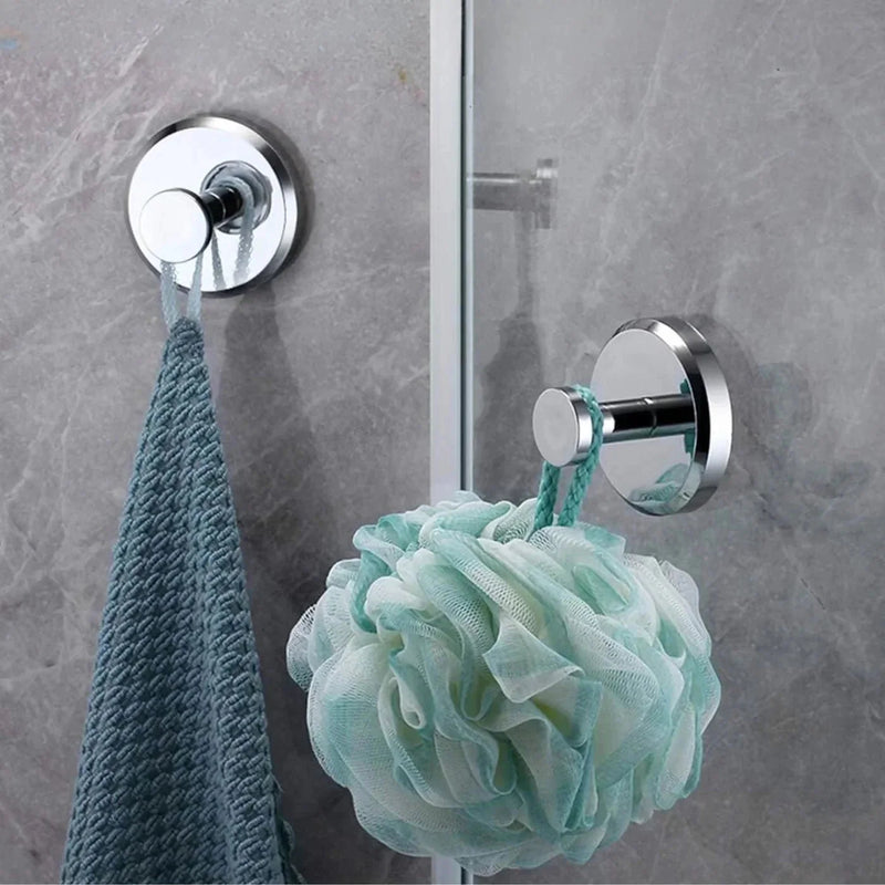 Fluno Sup™ – Gancho de Ventosa Premium Para Banheiro e Cozinha – Compre 1, Leve 2 + Frete Grátis 🎁