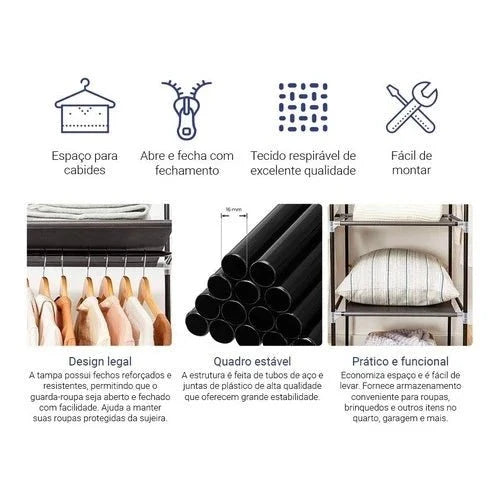 Guarda-Roupa Dobrável Decoteam