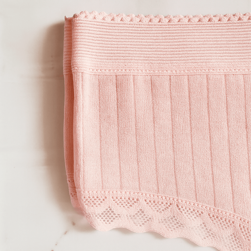 Kit 05 à 20 Calcinhas de Algodão Canelado com Renda fio conforto - Liana