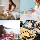 Kit 4 Frascos de Silicone para Viagem – 90ml Antivazamento