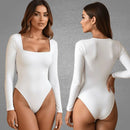 Kit com 2 Bodys Femininos Manga Longa