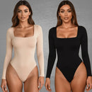 Kit com 2 Bodys Femininos Manga Longa