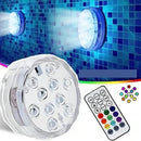 Kit Luminárias de Piscina RGB | Sem Fio Com Controle Remoto