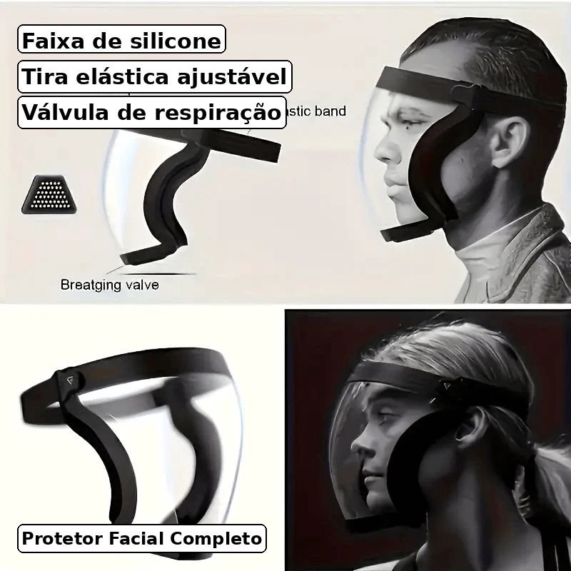 Máscara Protetora de Serragem, Poeira e Faíscas FaceShield