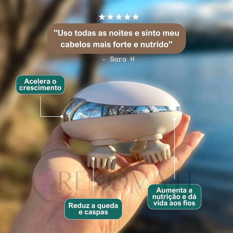 Massageador Elétrico para Couro Cabeludo - Renova Hair