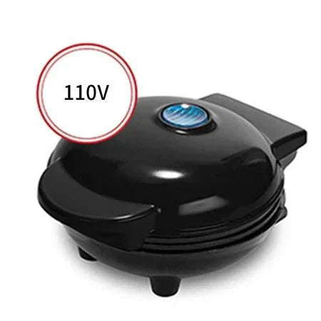 Mini Máquina de Waffles Elétrica Portátil