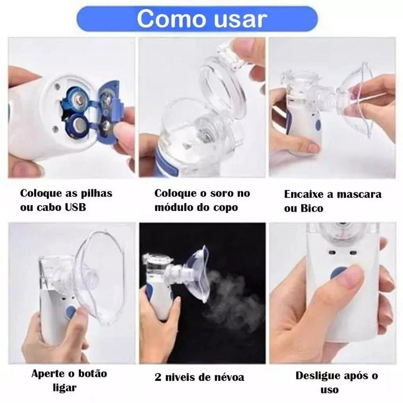 Nebulizador Ultrassônico Portátil