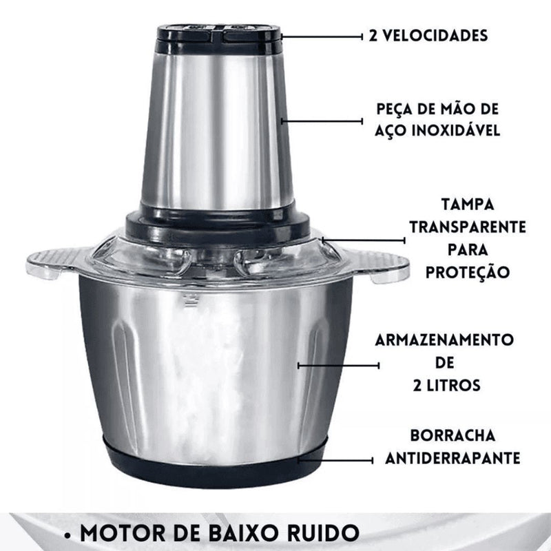 Pica Tudo Inox | Cozinha Prática