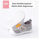 Sapatinho Meia Infantil Respirável Em Malha -  Confortável, Respirável, Antiderrapante 0-4 Anos