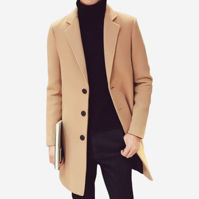 Sobretudo Masculino Grife Elegante