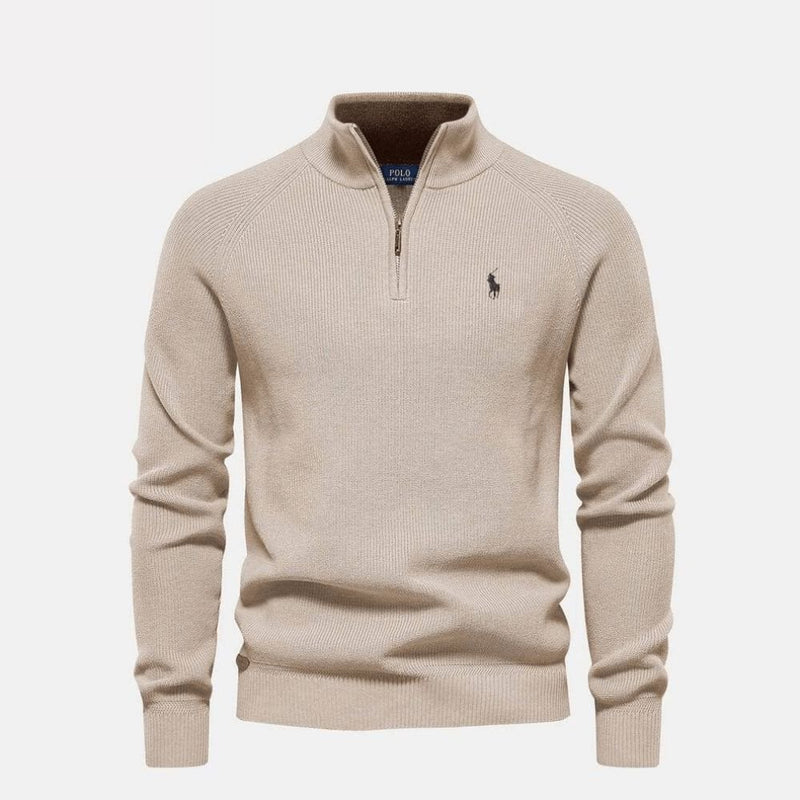 Suéter R&L™ com meio zíper