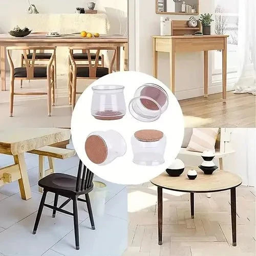 Tampa Para Pernas de Moveis - PéFlex® (Protege contra Riscos e Barulhos)